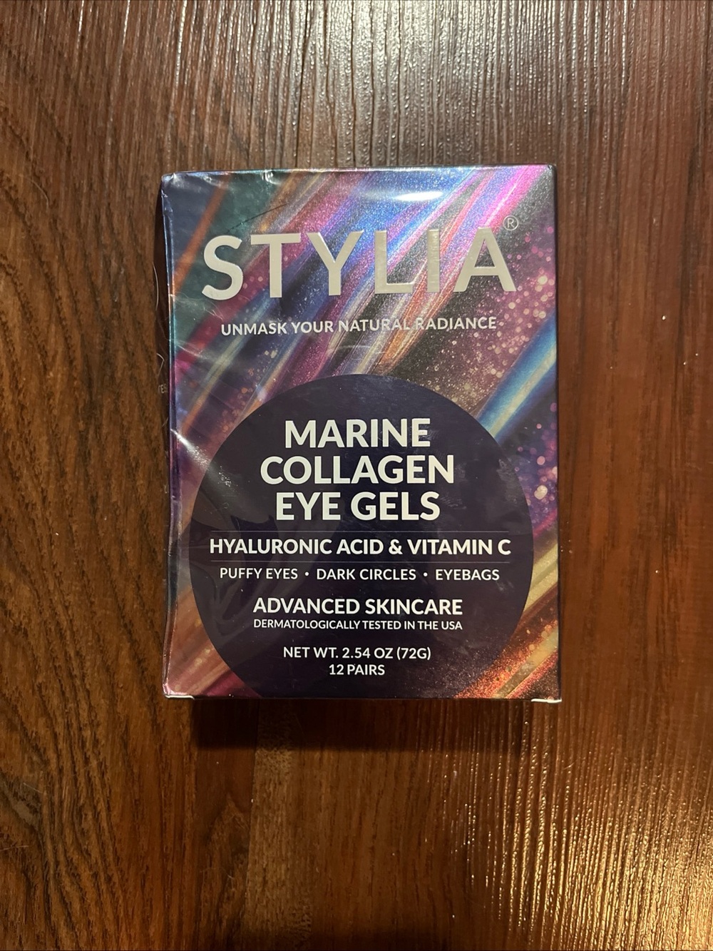 STYLIA Marine Collagen Eye Gels - Hydrating Purple Gel Patches